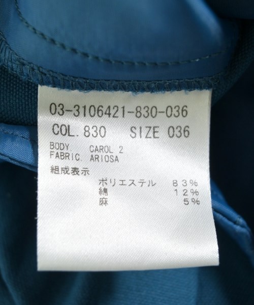 theory luxe（セオリーリュクス）スラックス 青 サイズ:36(S位) レディース/2200613971065