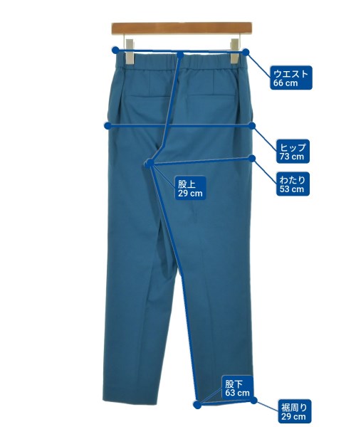 theory luxe（セオリーリュクス）スラックス 青 サイズ:36(S位) レディース/2200613971065