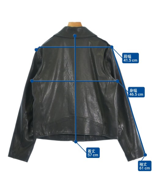 theory luxe（セオリーリュクス）ライダース 黒 サイズ:38(M位) レディース/2200614442021