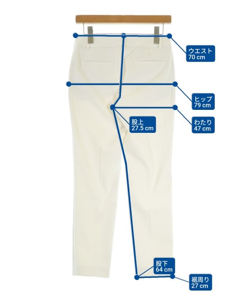 theory luxe（セオリーリュクス）スラックス 白 サイズ:36(S位) レディース/2200615825052