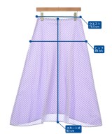 theory luxe（セオリーリュクス）ロング・マキシ丈スカート 紫 サイズ:38(M位) レディース/2200609962213