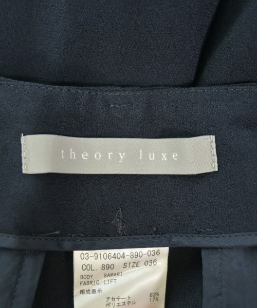 theory luxe（セオリーリュクス）スラックス 紺 サイズ:36(S位) レディース/2200612125049