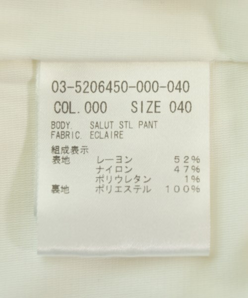 theory luxe（セオリーリュクス）その他 白 サイズ:40(M位) レディース/2200617360032