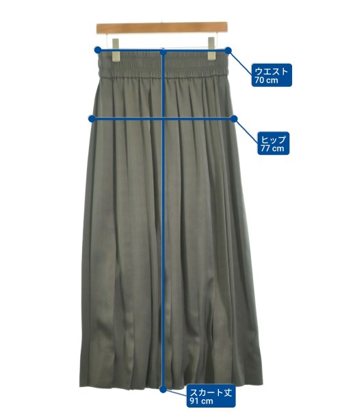 theory luxe（セオリーリュクス）ロング・マキシ丈スカート カーキ サイズ:38(M位) レディース/2200617702023
