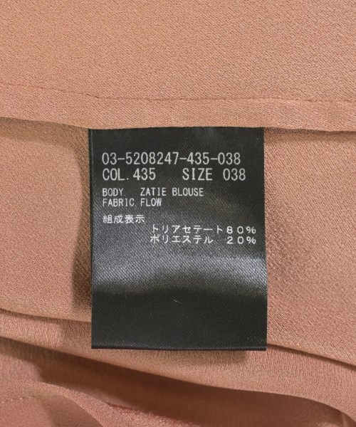 theory luxe（セオリーリュクス）カジュアルシャツ オレンジ サイズ:38(M位) レディース/2200618045044