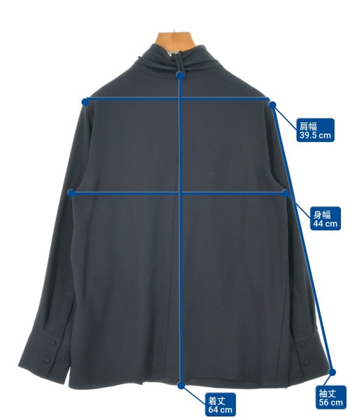 theory luxe（セオリーリュクス）ブラウス 紺 サイズ:38(M位) レディース/2200618045068