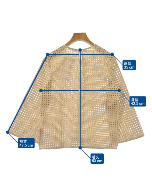 theory luxe（セオリーリュクス）ブラウス ベージュ サイズ:40(M位) レディース/2200610435355