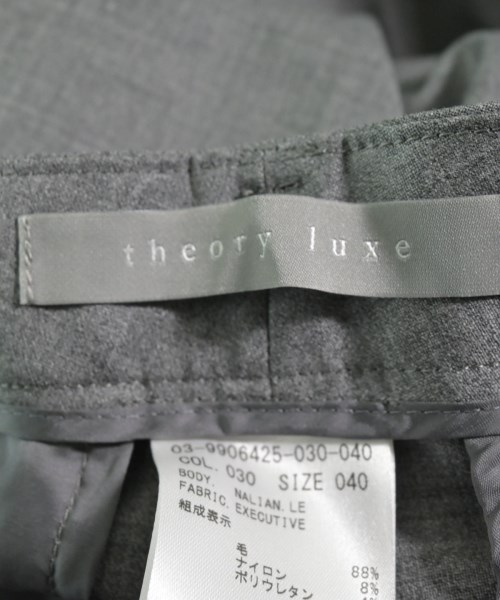 theory luxe（セオリーリュクス）スラックス グレー サイズ:40(M位) レディース/2200620058025