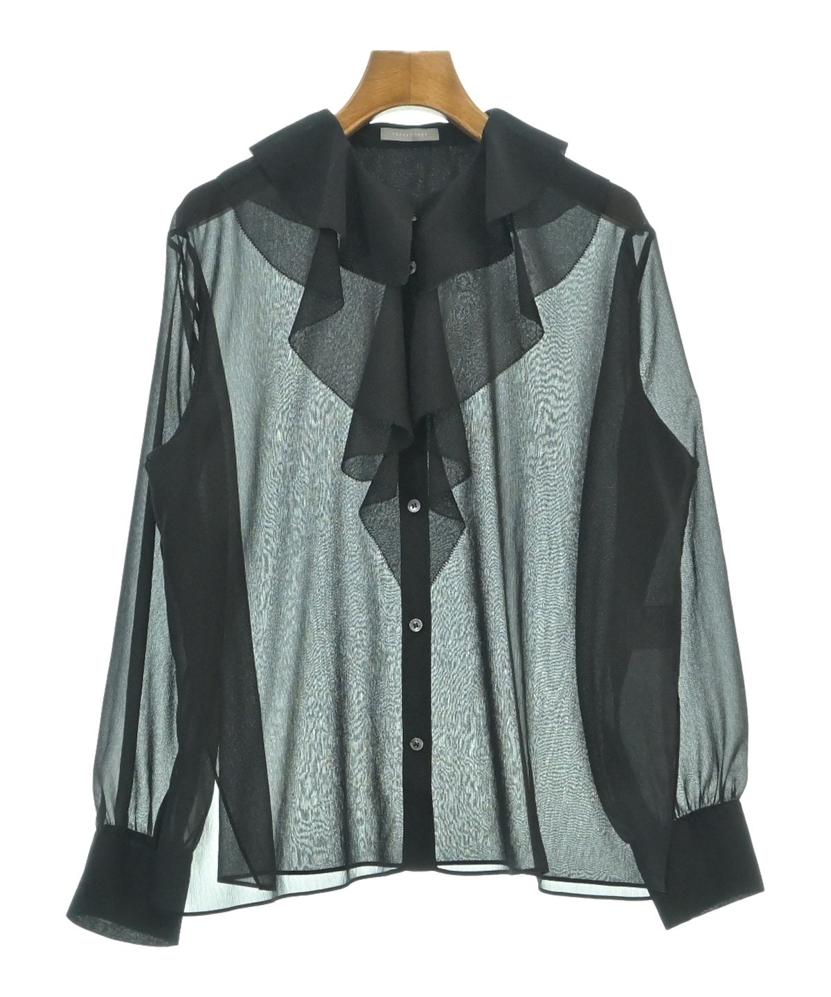 【新品タグ付き】 セオリーリュクス Live2 Gill ブラック 34 theory luxe（セオリーリュクス）ブラウス 黒 サイズ:38(M位