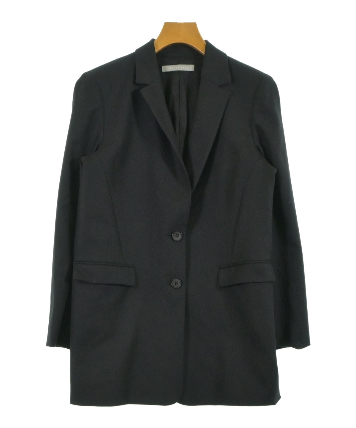 【未使用・タグ付き】theory luxeテーラージャケット 黒 42 theory luxe（セオリーリュクス）テーラードジャケット 黒 サイズ:42(L