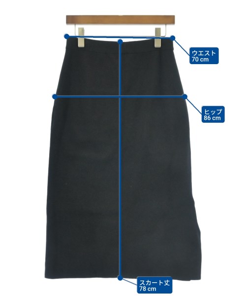 theory luxe（セオリーリュクス）ロング・マキシ丈スカート 黒 サイズ:38(M位) レディース/2200612803084