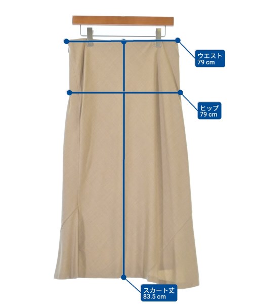 theory luxe（セオリーリュクス）ロング・マキシ丈スカート ベージュ サイズ:8(XXL位) レディース/2200603838040