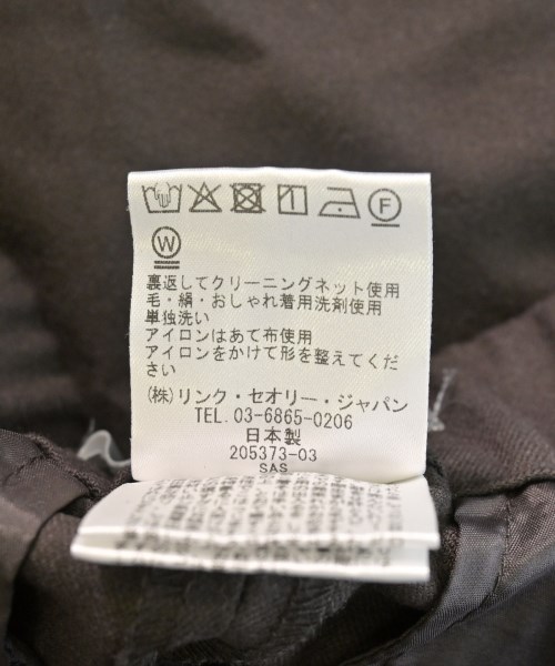 theory luxe（セオリーリュクス）スラックス 茶 サイズ:32(XXS位) レディース/2200608527024