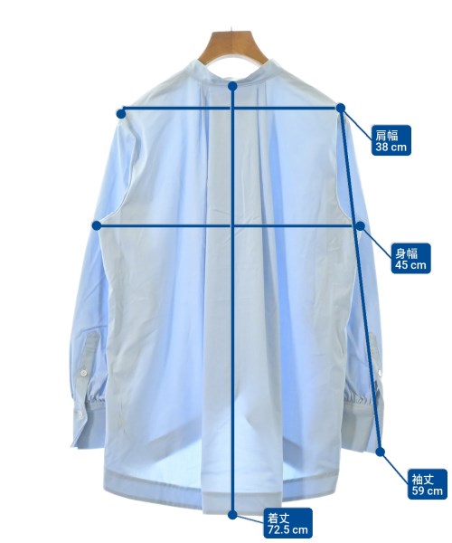 theory luxe（セオリーリュクス）ブラウス 青 サイズ:38(M位) レディース/2200673094056