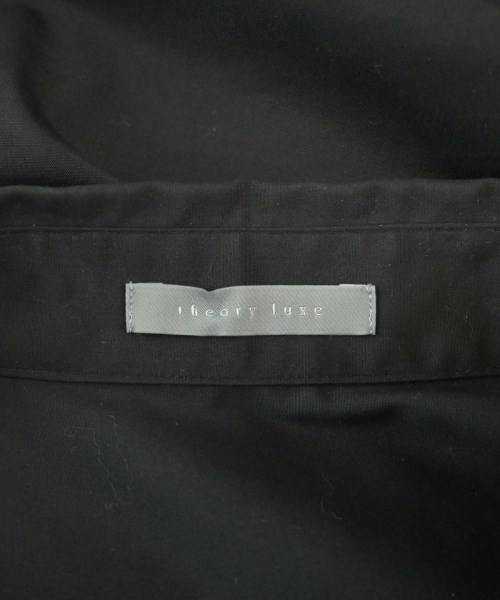 theory luxe（セオリーリュクス）カジュアルシャツ 黒 サイズ:38(M位) レディース/2200672207075