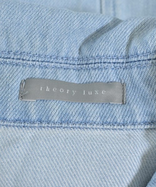 theory luxe（セオリーリュクス）カジュアルシャツ 青 サイズ:38(M位) レディース/2200674713024
