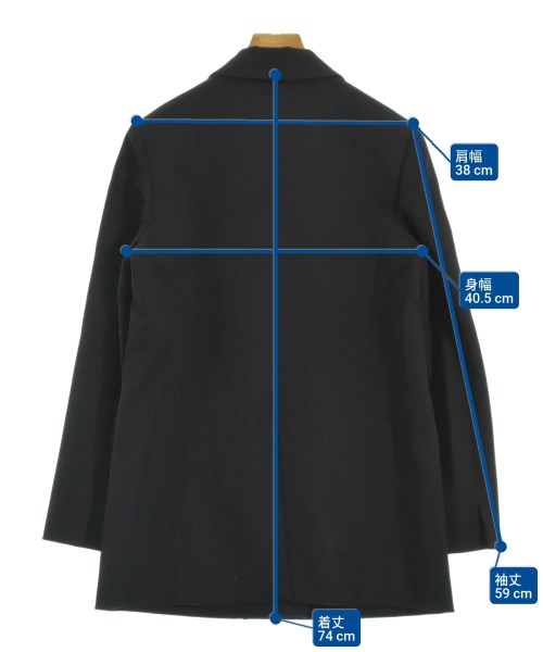 theory luxe（セオリーリュクス）テーラードジャケット 黒 サイズ:38(M位) レディース/2200670367122