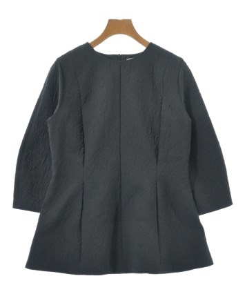 theory luxe スタンドカラーブラウス サイズ38 未使用に近い極美品 theory luxe（セオリーリュクス）ブラウス 紺 サイズ:38(M位