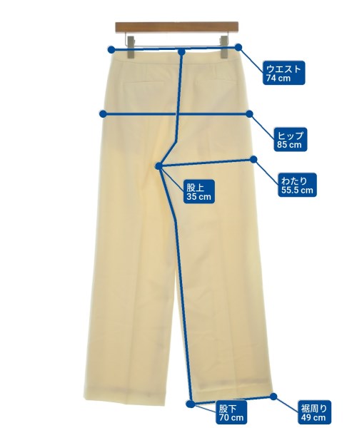 theory luxe（セオリーリュクス）スラックス 白 サイズ:40(M位) レディース/2200671613051