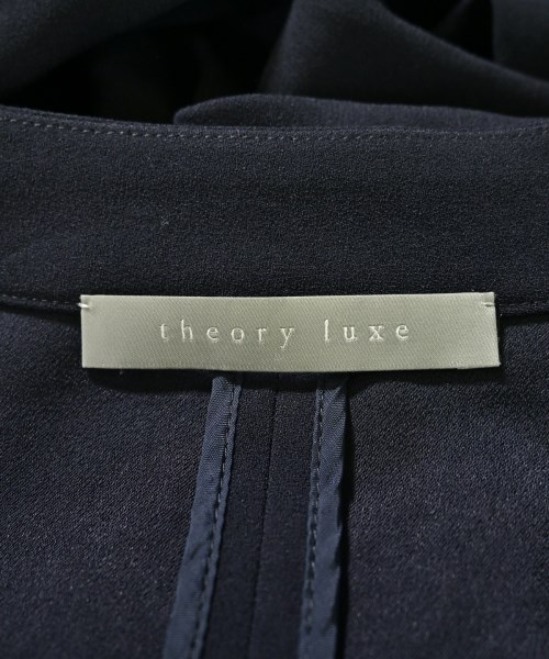 theory luxe（セオリーリュクス）ノーカラージャケット 紺 サイズ:38(M位) レディース/2200671613099