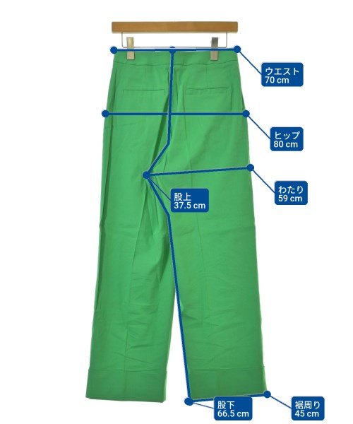 theory luxe（セオリーリュクス）スラックス 緑 サイズ:38(M位) レディース/2200676522075