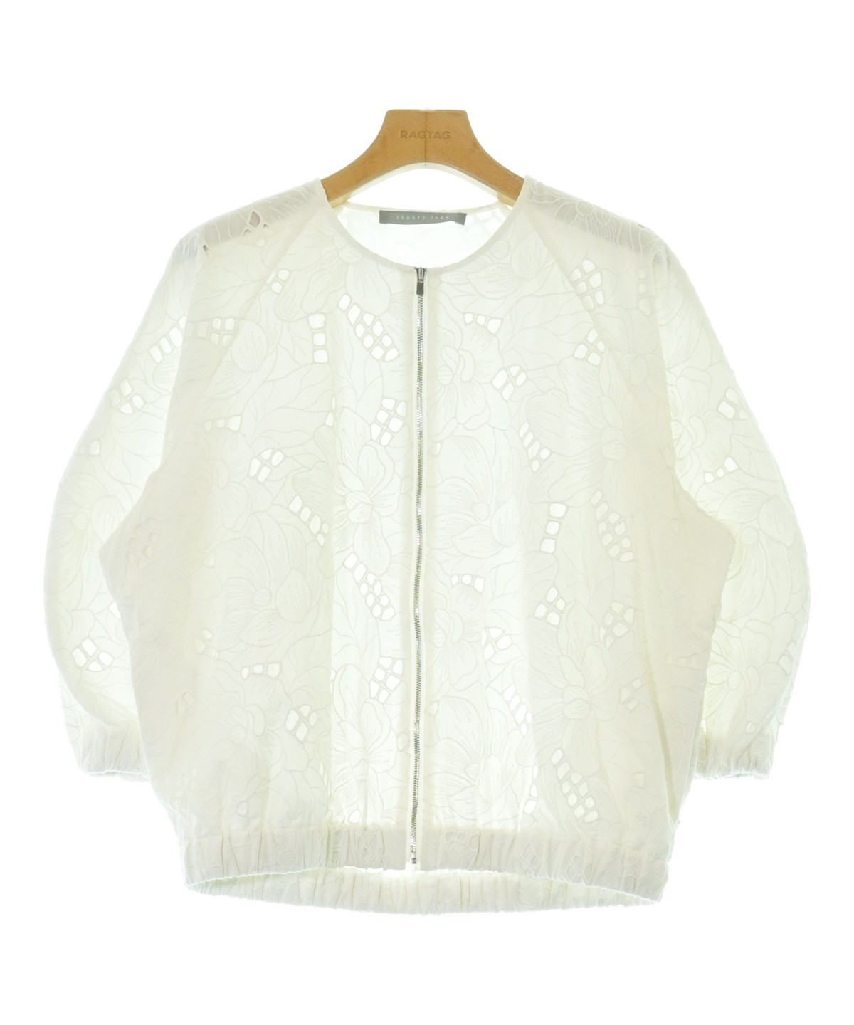 theory luxe（セオリーリュクス）ブルゾン 白 サイズ:38(M位