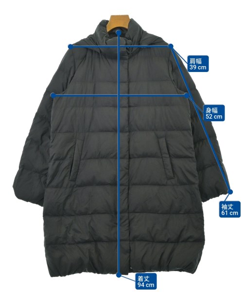 theory luxe（セオリーリュクス）ダウンコート 黒 サイズ:40(M位) レディース/2200655630012