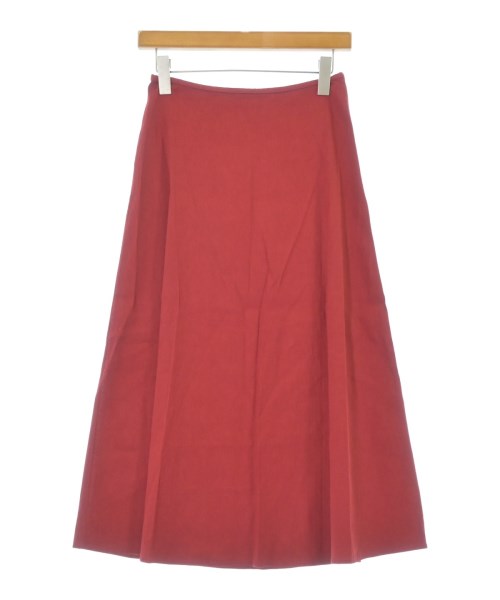 theory luxe(セオリーリュクス)ロング・マキシ丈スカート 赤 サイズ:36(S位)/2200677266060