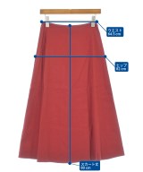 theory luxe（セオリーリュクス）ロング・マキシ丈スカート 赤 サイズ:36(S位) レディース/2200677266060