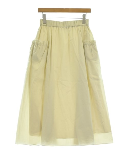 theory luxe(セオリーリュクス)ロング・マキシ丈スカート 白 サイズ:38(M位)/2200677744070