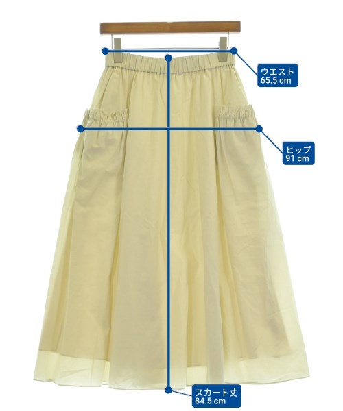 theory luxe（セオリーリュクス）ロング・マキシ丈スカート 白 サイズ:38(M位) レディース/2200677744070