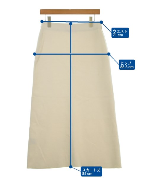theory luxe（セオリーリュクス）ロング・マキシ丈スカート 白 サイズ:38(M位) レディース/2200674548046