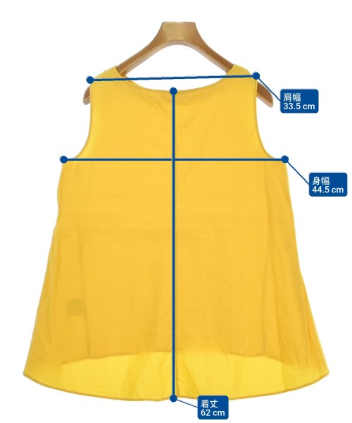 theory luxe（セオリーリュクス）ブラウス 黄 サイズ:38(M位) レディース/2200673583079