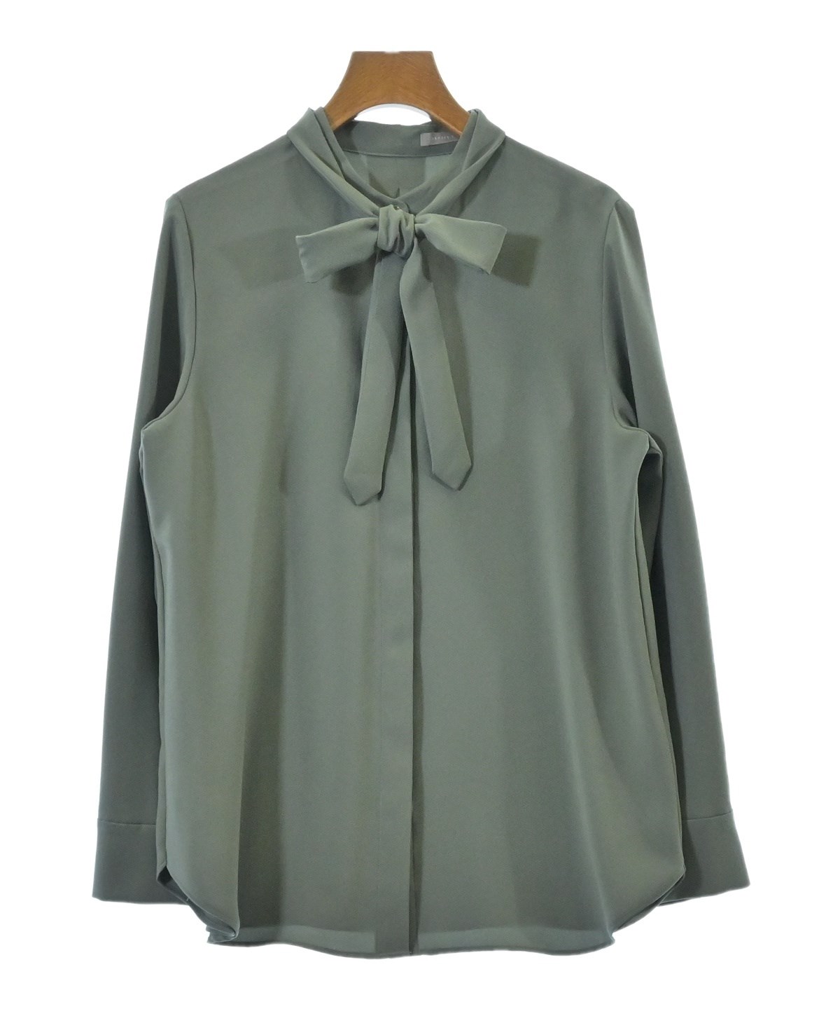 新品 theory luxe 20AW セオリーリュクス シャツブラウス theory luxe（セオリーリュクス）ブラウス 緑 サイズ:38(M位