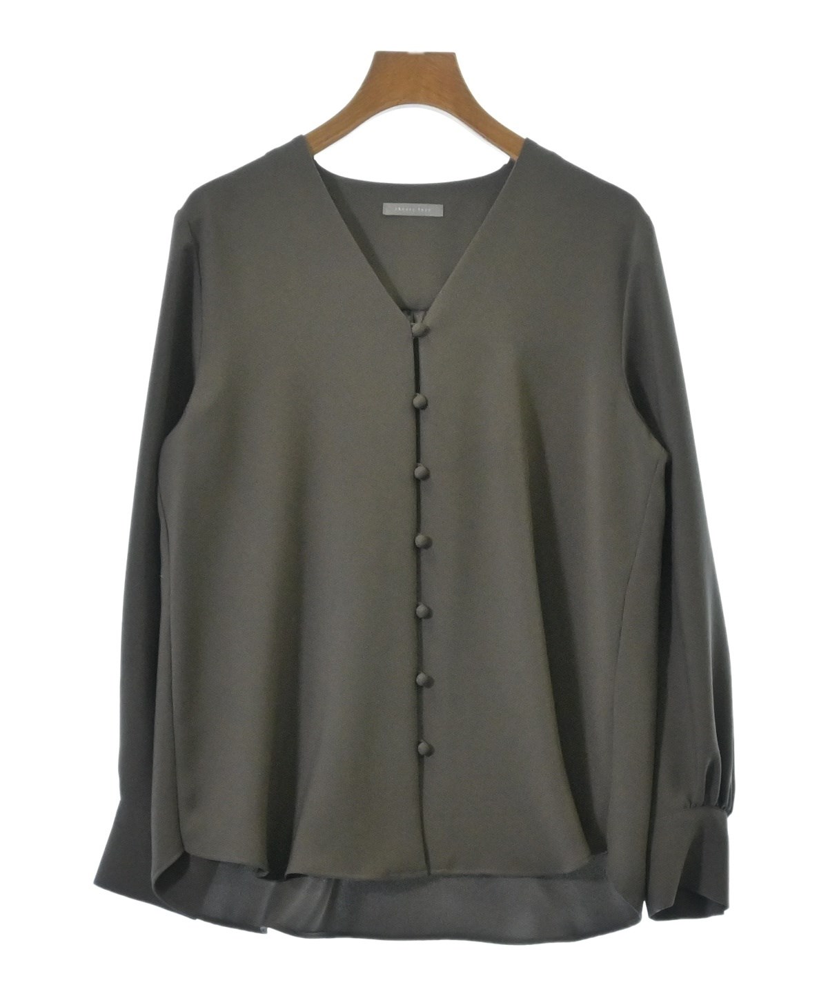 theory luxe（セオリーリュクス）ブラウス 茶 サイズ:38(M位