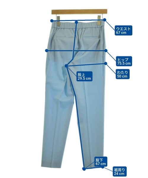 theory luxe（セオリーリュクス）スラックス 青 サイズ:38(M位) レディース/2200679809197