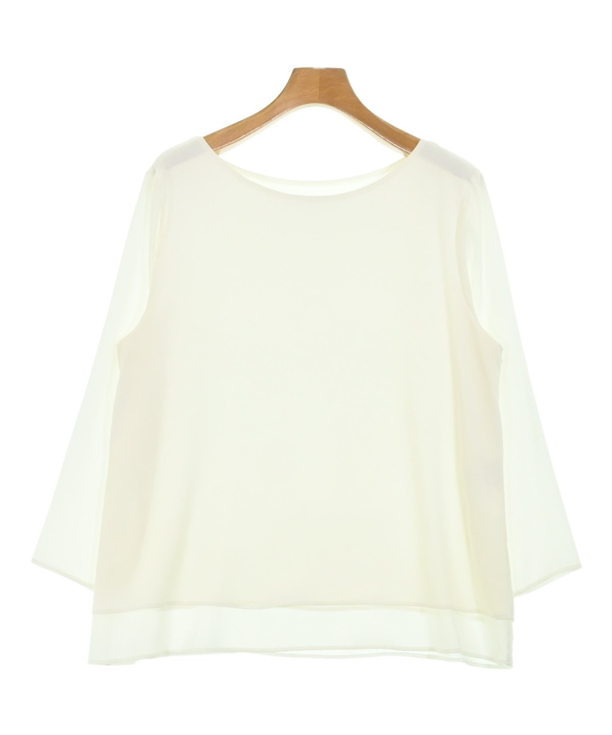theory luxe セオリーリュクス ブラウス 40(L位) アイボリー 【古着】【中古】 theory luxe（セオリーリュクス）ブラウス 白 サイズ:42(L位