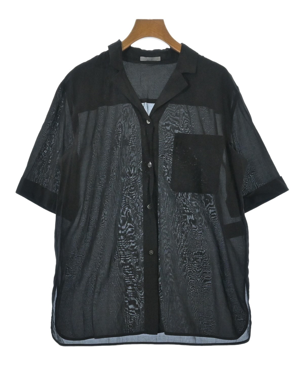 theory luxe（セオリーリュクス）カジュアルシャツ 黒 サイズ:40(M位
