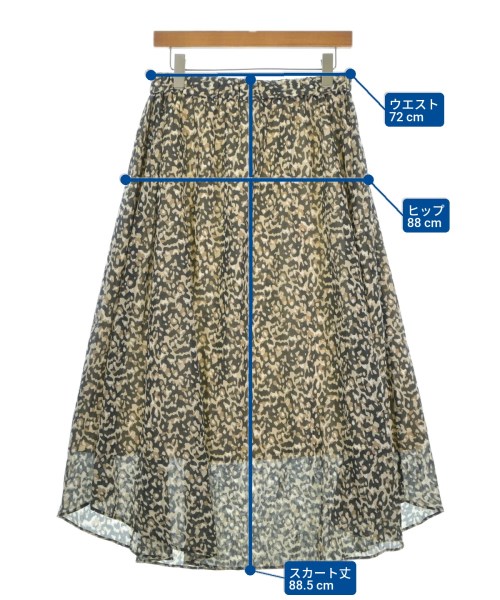 theory luxe（セオリーリュクス）ロング・マキシ丈スカート グレー サイズ:40(L位) レディース/2200677634074