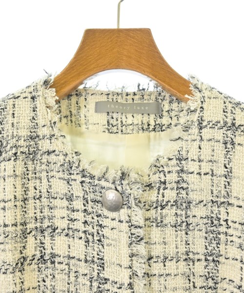 theory luxe（セオリーリュクス）ノーカラージャケット 白 サイズ:38(M位) レディース/2200693618010