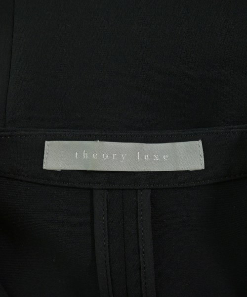 theory luxe（セオリーリュクス）ノーカラージャケット 黒 サイズ:32(S位) レディース/2200687922109