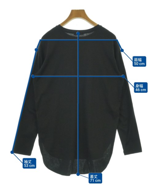 theory luxe（セオリーリュクス）Tシャツ・カットソー 黒 サイズ:38(M位) レディース/2200690388121