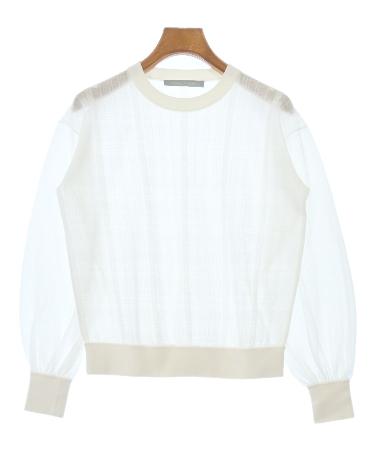 theory luxe（セオリーリュクス）ニット・セーター 白 サイズ:38(M位