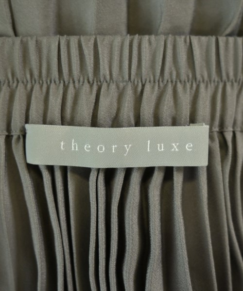 theory luxe（セオリーリュクス）ロング・マキシ丈スカート グレー サイズ:38(M位) レディース/2200690262186
