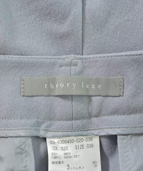 theory luxe（セオリーリュクス）スラックス 青 サイズ:36(S位) レディース/2200693844075