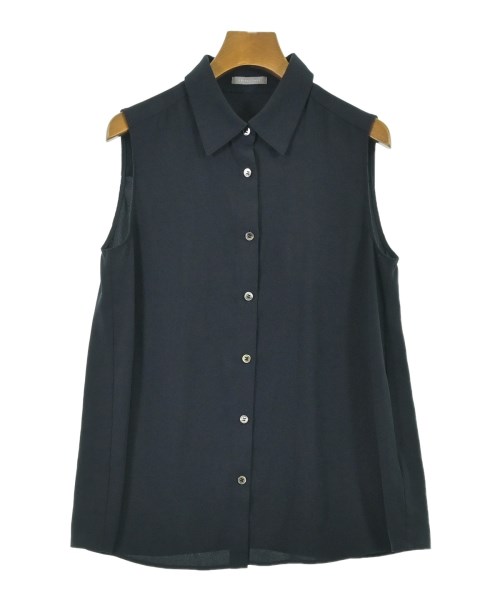 theory luxe(セオリーリュクス)ブラウス 紺 サイズ:38(M位)/2200698172029