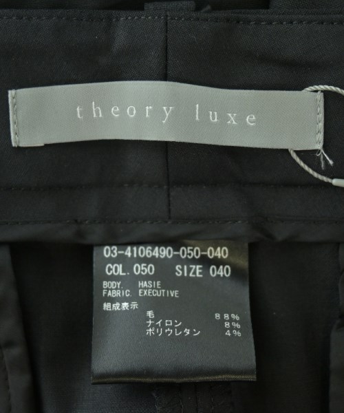 theory luxe（セオリーリュクス）スラックス 黒 サイズ:40(M位) レディース/2200699804073