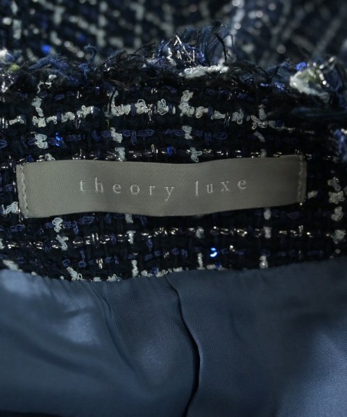 theory luxe（セオリーリュクス）ノーカラージャケット 紺 サイズ:38(M位) レディース/2200695730017
