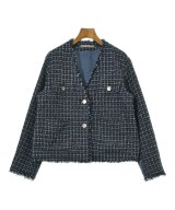 theory luxe（セオリーリュクス）ノーカラージャケット 紺 サイズ:38(M位) レディース/2200695730017