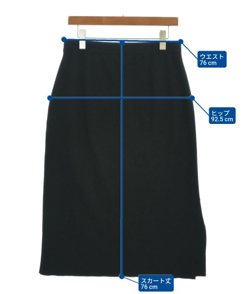 theory luxe（セオリーリュクス）ロング・マキシ丈スカート 黒 サイズ:40(M位) レディース/2200700259038